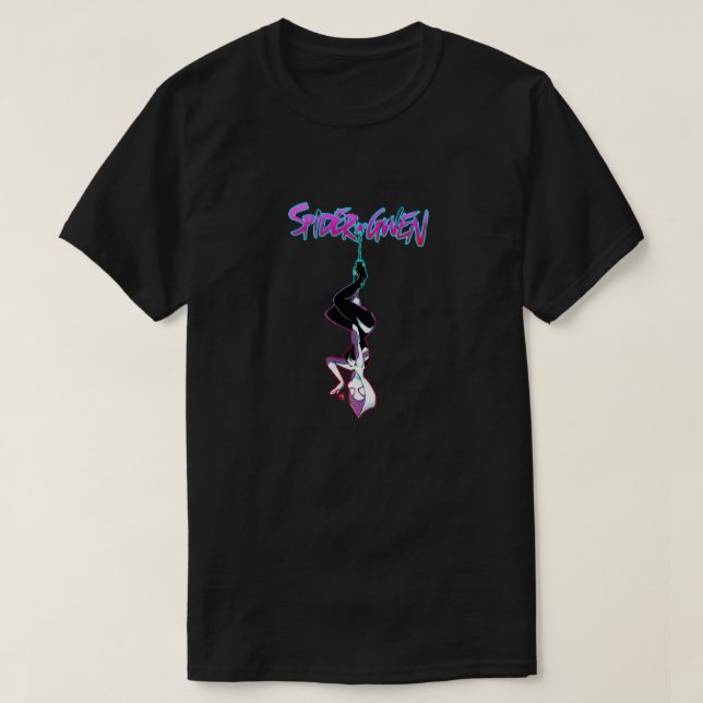 Lovely Neighbourhood Spider-Gwen (Kiss-Kiss) T-Shi T-Shirt (Design Front)
