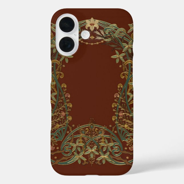 Lovely Nouveau Floral With Lily Case-Mate iPhone Case (Back)
