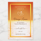 Lovely Ocean Design Product Packaging Labels