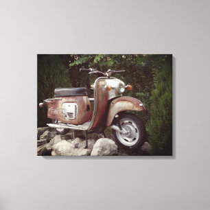 Lovely Old Scooter Single Print