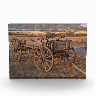 Lovely Old Wagon with beautiful sunlight Photo Block