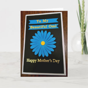 Lovely Omi Day Card