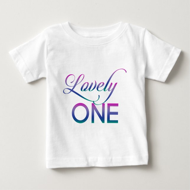 Lovely One Baby T-Shirt (Front)