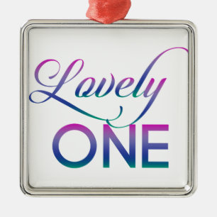 Lovely One Metal Tree Decoration