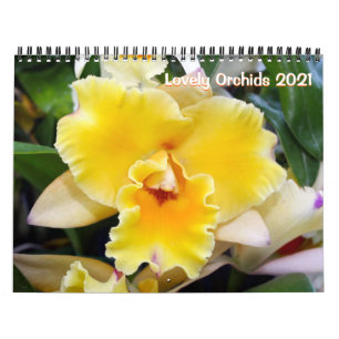 Lovely Orchids 2021 Calendar