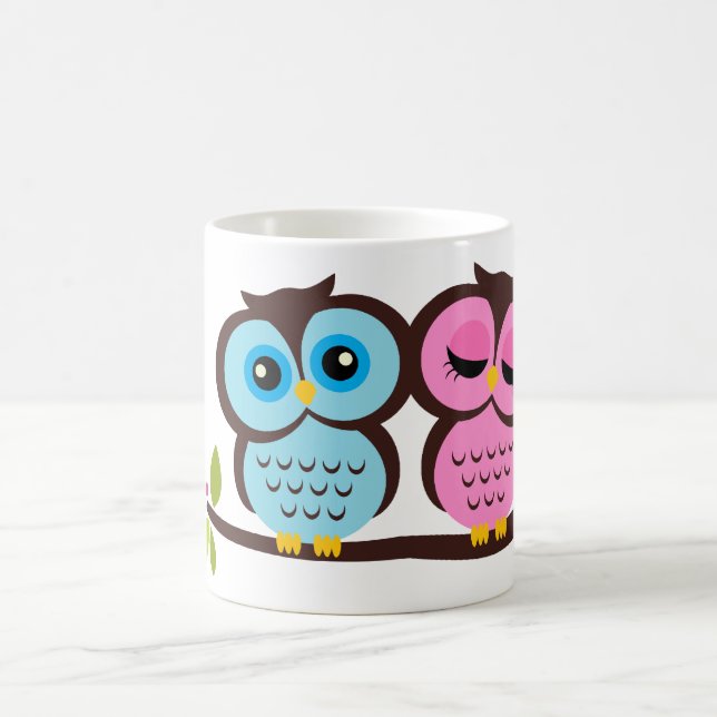 Lovely Owls Coffee Mug (Center)