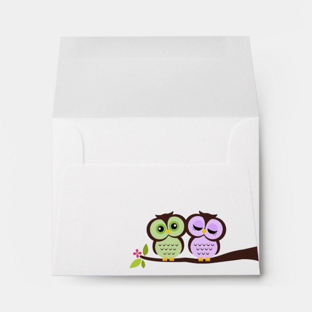 Lovely Owls Envelopes (Back (Bottom))