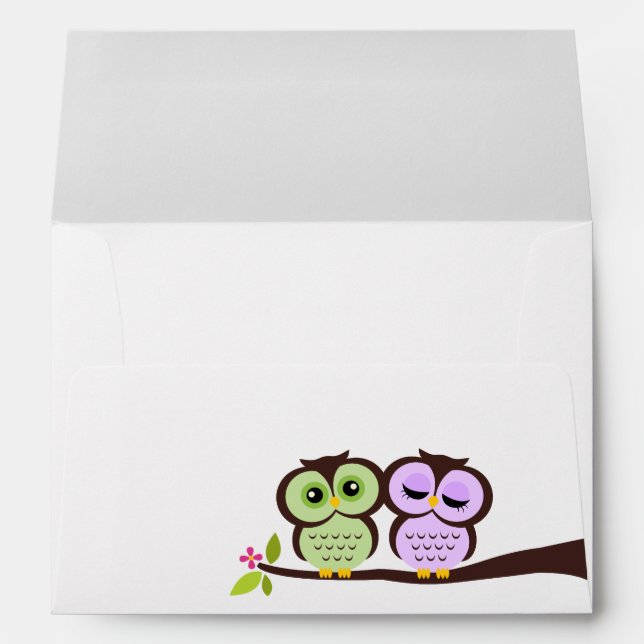 Lovely Owls Envelopes (Back (Bottom))