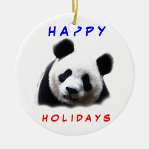 Lovely Panda Christmas Tree Ornament