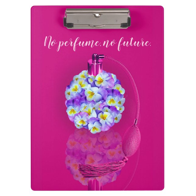 Lovely Pansy Atomizer Clipboard (Front)