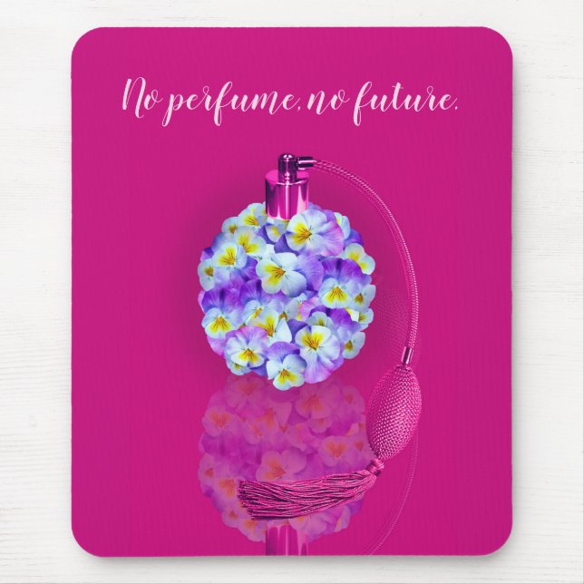 Lovely Pansy Atomizer Mouse Pad (Front)