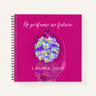 Lovely Pansy Atomizer Notebook