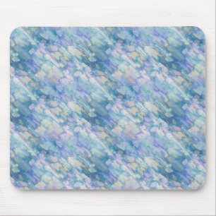 Lovely Pastel Blue & Pink Mouse Pad