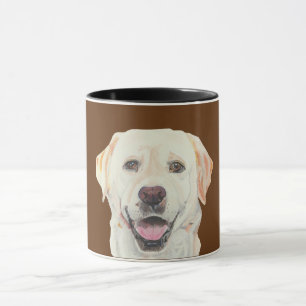 Lovely Pastel Drawing Yellow Lab Mug