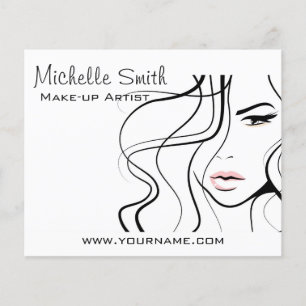 Lovely pastel make up artist branding flyer