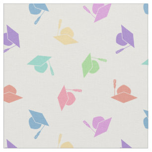 Lovely Pastels Graduation Pattern Fabric