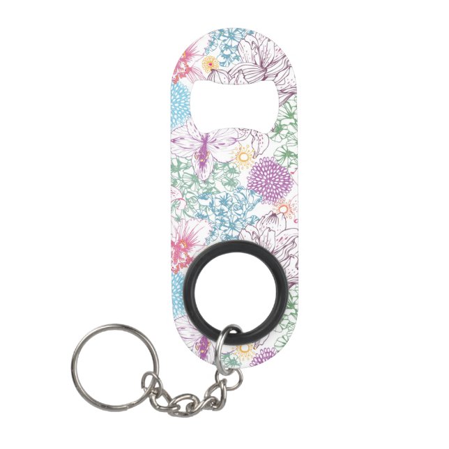 Lovely pattern with colourful flowers (Front)