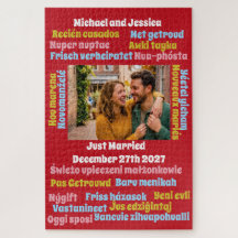 Lovely Personalized Just Married Wedding Gift