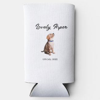 lovely pet name date photo bar drinks on us weddin seltzer can cooler