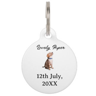 lovely pet name date photo bar drinks on us weddin tag