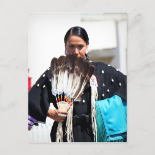 Lovely Picture of a Rain Dancer Postcard