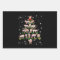 Lovely Pig Christmas Tree Covered By Flashlight