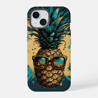 Lovely pineapple iPhone 15 case