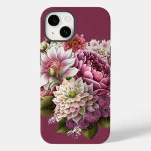 Lovely Pink and Cream Florals iPhone Case
