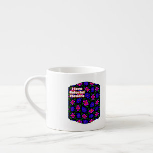 Lovely Pink Flowers Pattern Espresso Cup