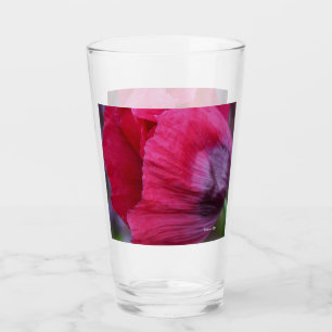 Lovely Pink & Purple Poppy Glass