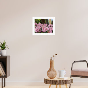 Lovely Pink Rhododendrons Floral Poster