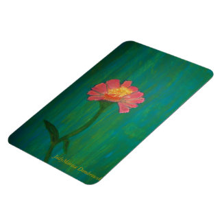 Lovely Pink Zinnia Magnet
