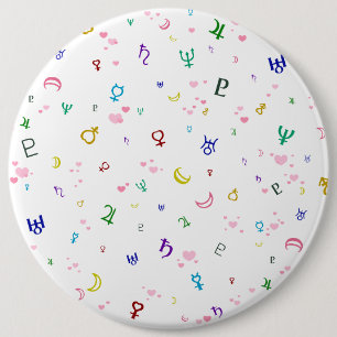 Lovely Planets 6 Cm Round Badge