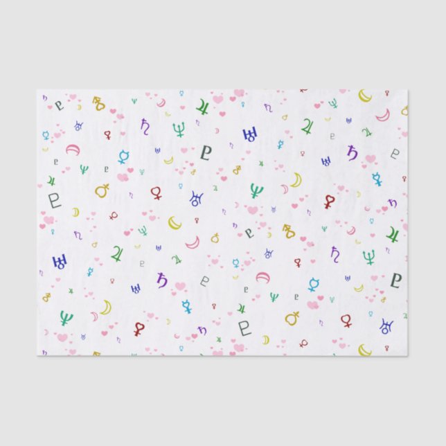 Lovely Planets Tissue Paper (Front)