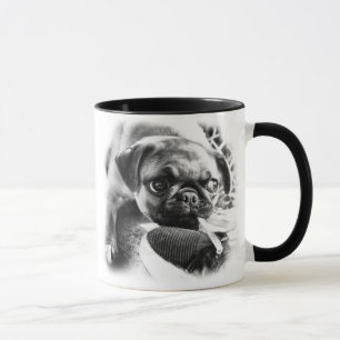 Lovely Playfull Mops Mug