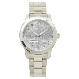Lovely Pond in Black and White Watch