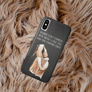 Lovely Pregnancy Wife Gift With Romantic Quote Case-Mate iPhone Case