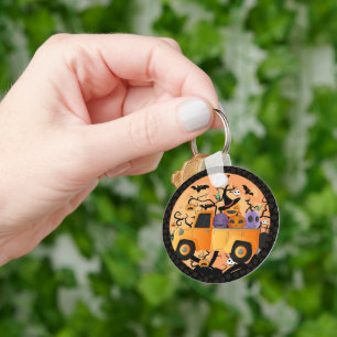 Lovely Pumpkin Halloween Key Ring