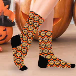 Lovely Pumpkin Halloween Socks