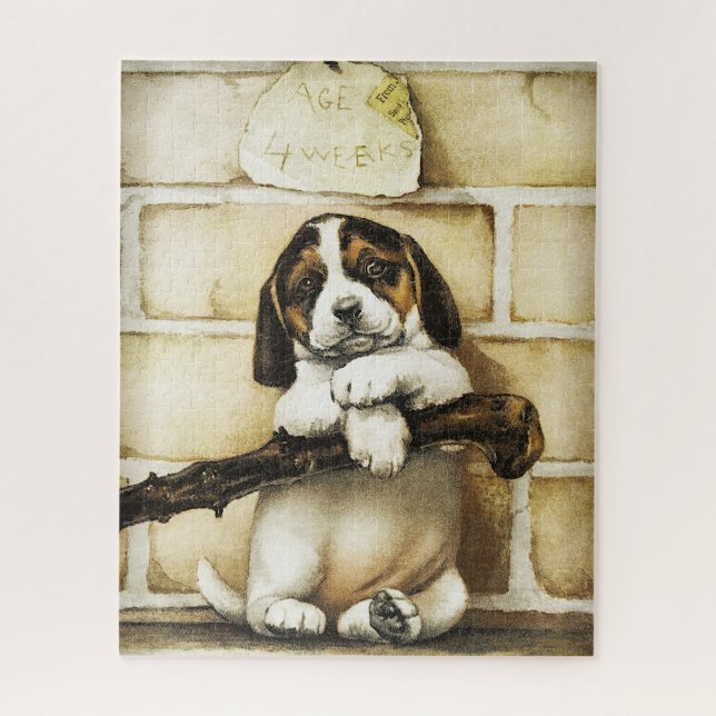 Lovely Puppy Jigsaw Puzzle (Vertical)
