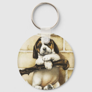 Lovely Puppy  Key Ring
