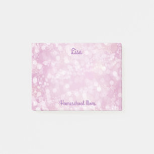 Lovely Purple Bokeh Post-it Notes