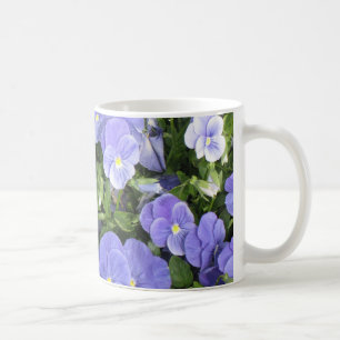Lovely Purple Flowers on a Coffee Mug