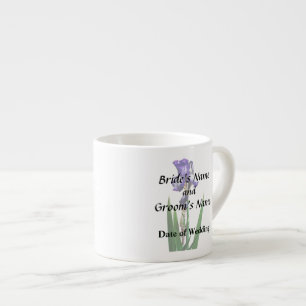 Lovely Purple Iris Espresso Cup