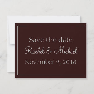 Lovely Purple Save the Date