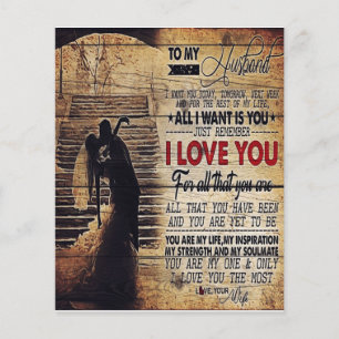 Lovely Quotes To My Husband Husband Present Flyer