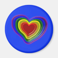lovely rainbow heart