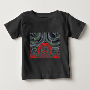 Lovely Red Aurora Art Print Baby T-Shirt