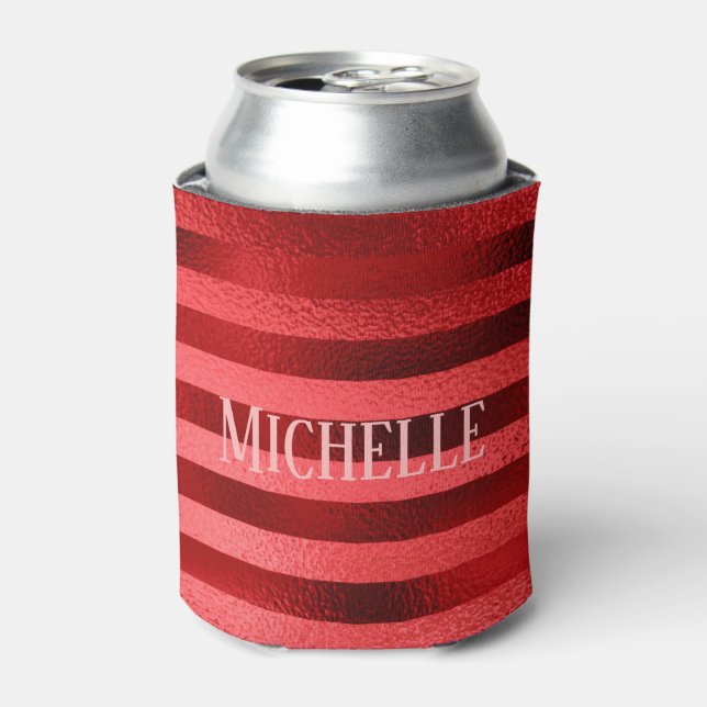 Lovely red can cooler (Can Front)