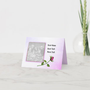 Lovely Red Rose Card
